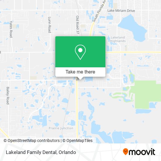 Lakeland Family Dental map