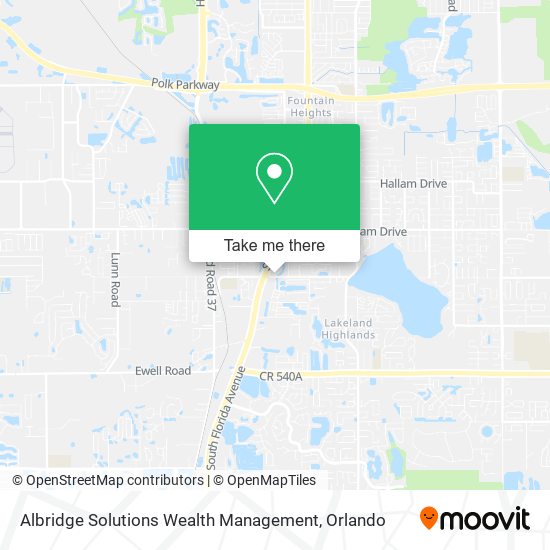 Mapa de Albridge Solutions Wealth Management