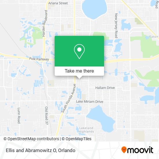 Ellis and Abramowitz O map