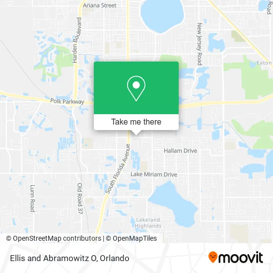 Ellis and Abramowitz O map