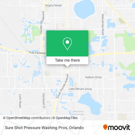 Sure Shot Pressure Washing Pros map