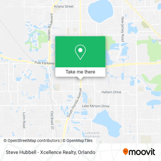 Steve Hubbell - Xcellence Realty map