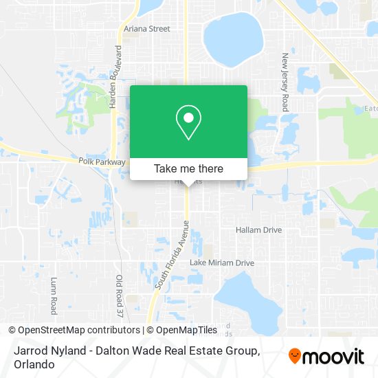 Mapa de Jarrod Nyland - Dalton Wade Real Estate Group