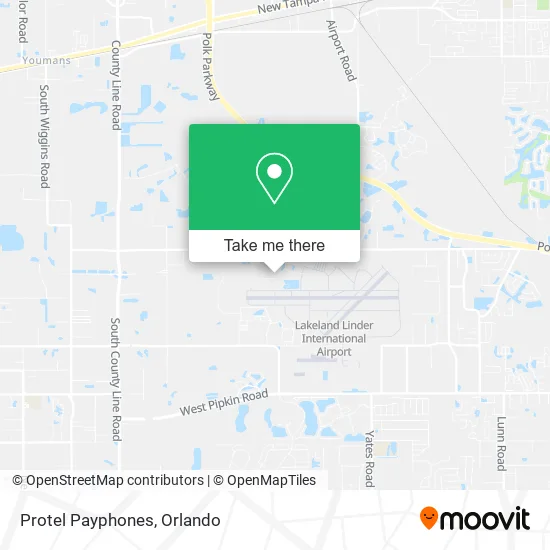 Protel Payphones map