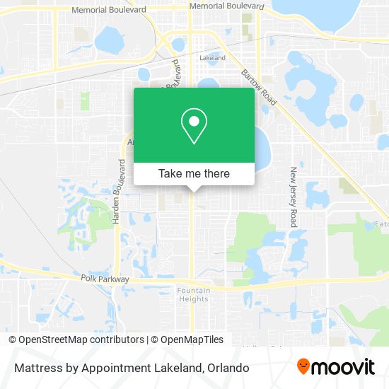 Mattress by Appointment Lakeland map