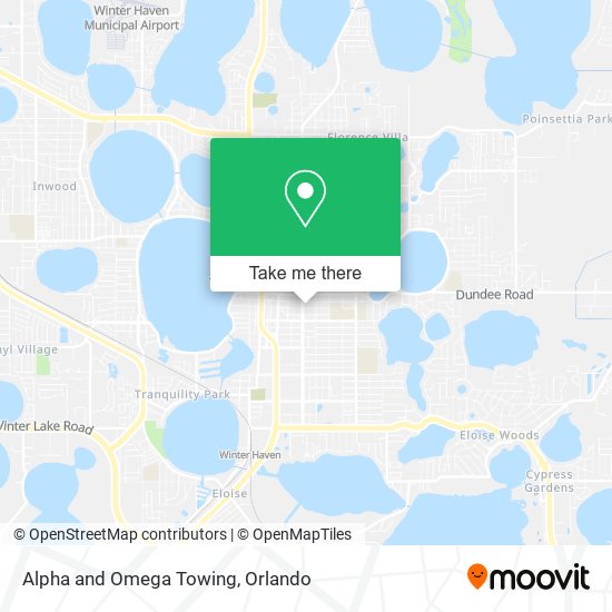 Alpha and Omega Towing map