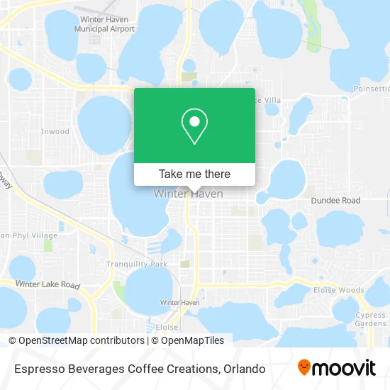Espresso Beverages Coffee Creations map