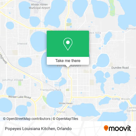 Popeyes Louisiana Kitchen map