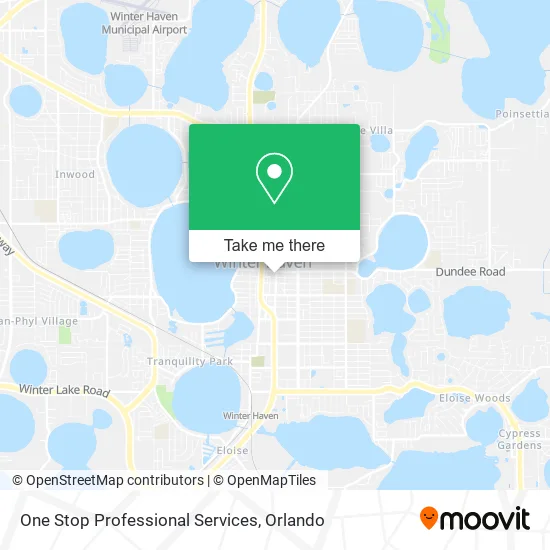 One Stop Professional Services map