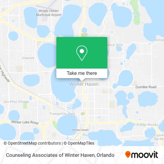 Counseling Associates of Winter Haven map
