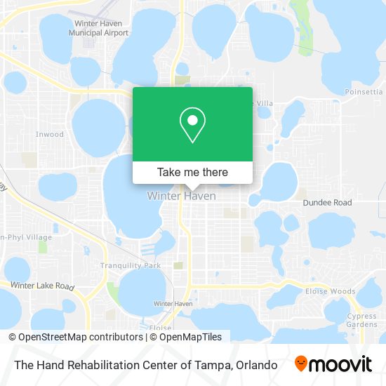 Mapa de The Hand Rehabilitation Center of Tampa