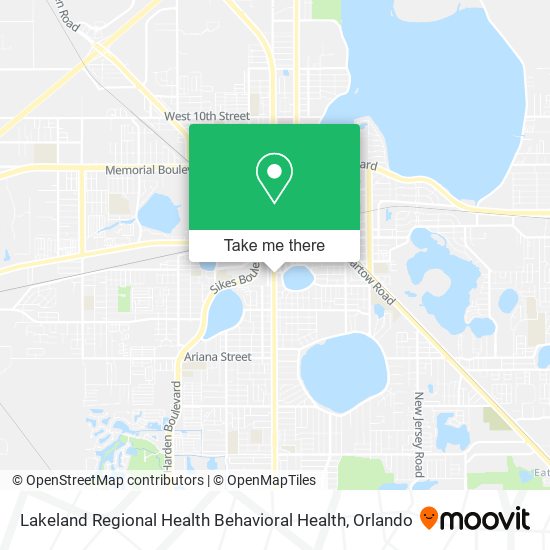 Lakeland Regional Health Behavioral Health map