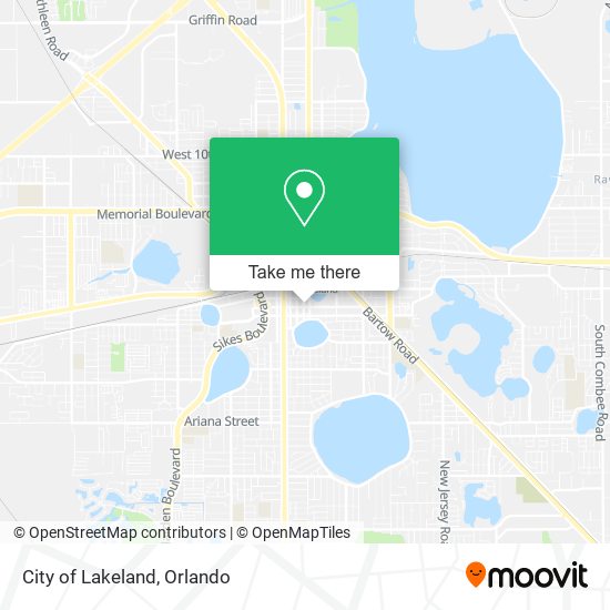 Mapa de City of Lakeland