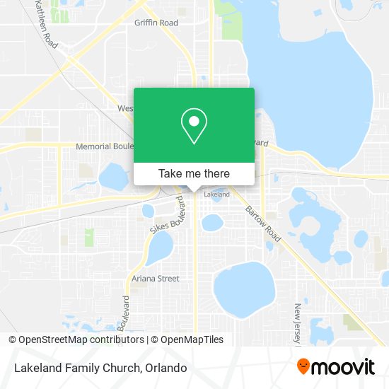 Lakeland Family Church map