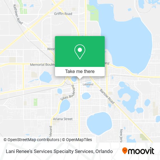 Lani Renee's Services Specialty Services map