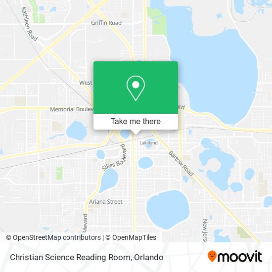 Christian Science Reading Room map