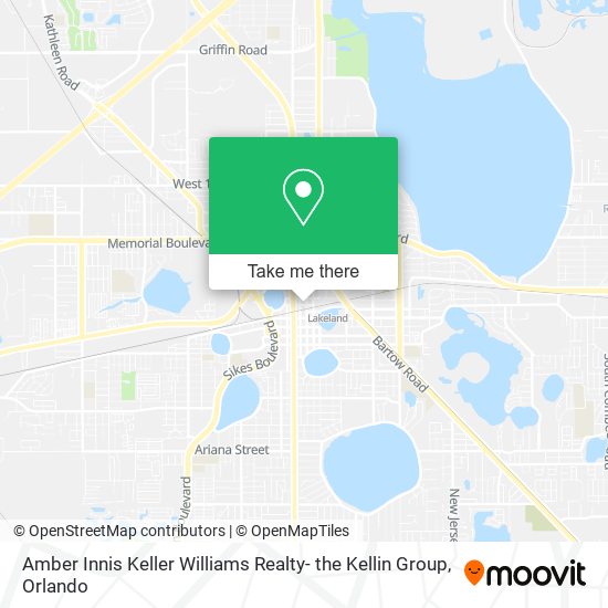 Mapa de Amber Innis Keller Williams Realty- the Kellin Group