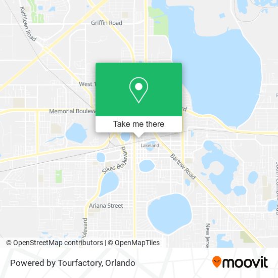 Powered by Tourfactory map