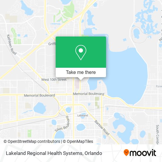 Lakeland Regional Health Systems map