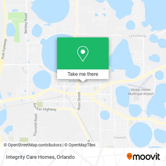 Integrity Care Homes map