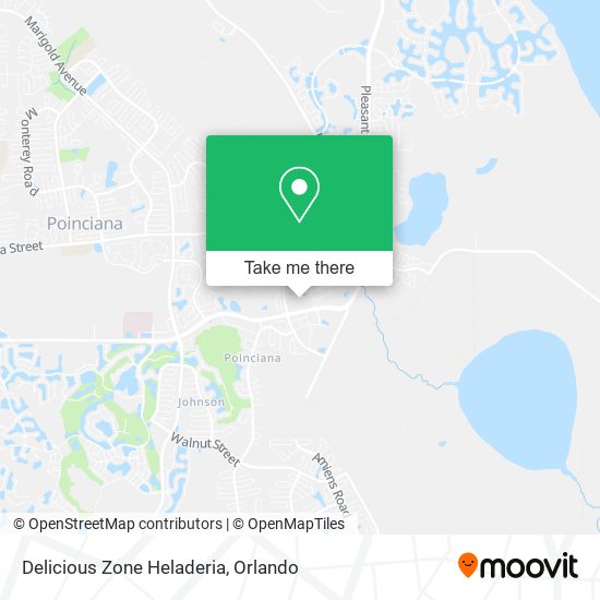 Delicious Zone Heladeria map