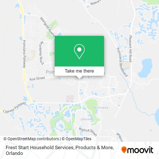 Mapa de Frest Start Household Services, Products & More