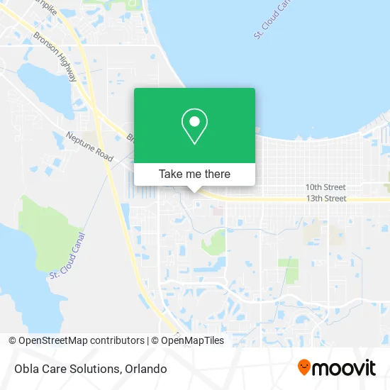 Mapa de Obla Care Solutions