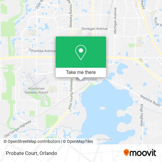 Probate Court map