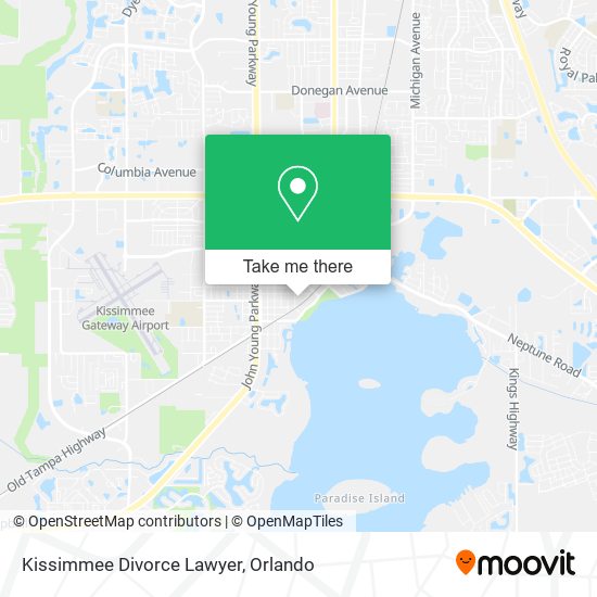 Mapa de Kissimmee Divorce Lawyer