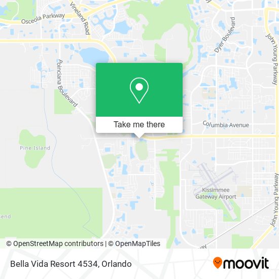 Mapa de Bella Vida Resort 4534