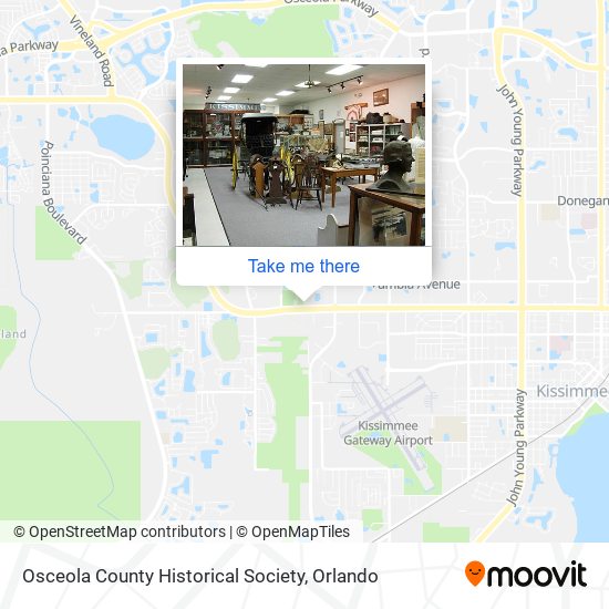 Mapa de Osceola County Historical Society