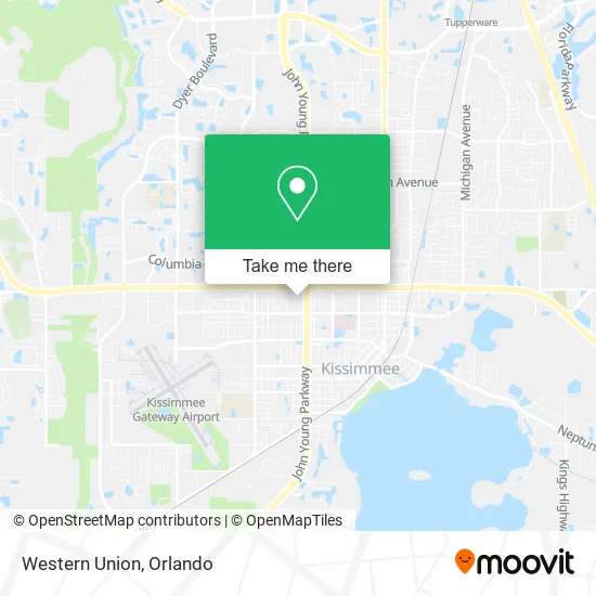 Mapa de Western Union