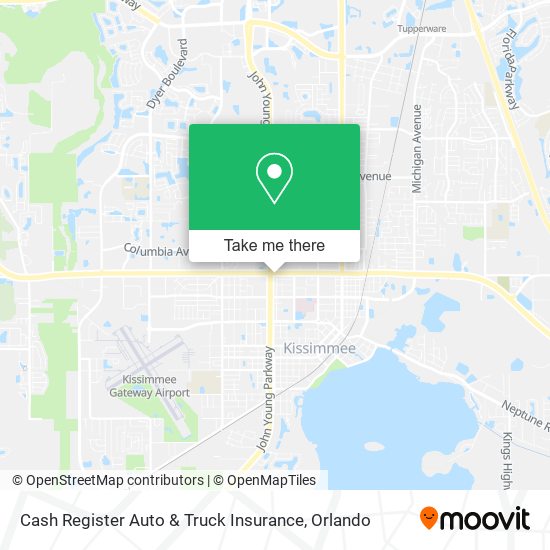 Cash Register Auto & Truck Insurance map