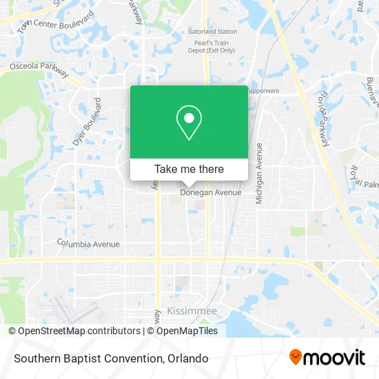 Mapa de Southern Baptist Convention