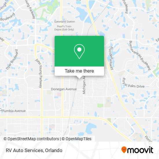 RV Auto Services map