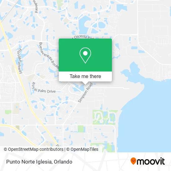 Punto Norte Iglesia map