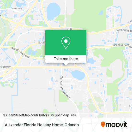 Alexander Florida Holiday Home map