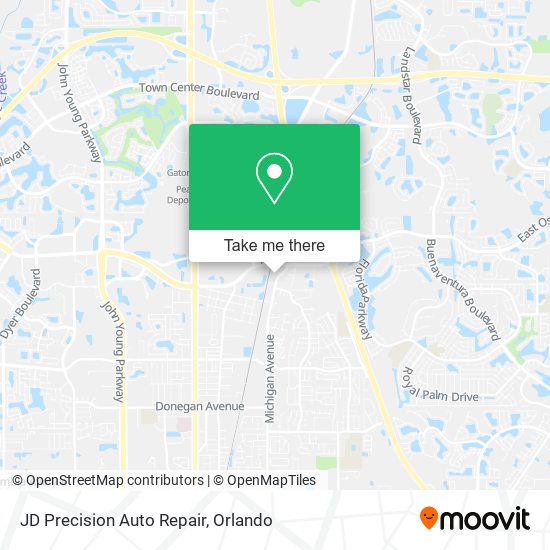 Mapa de JD Precision Auto Repair