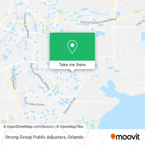 Strong Group Public Adjusters map