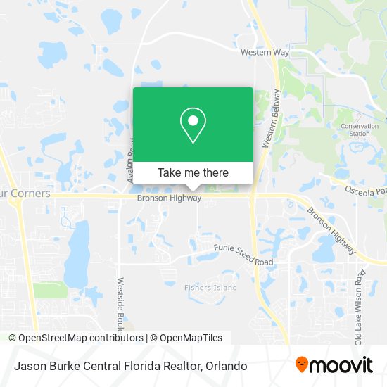Jason Burke Central Florida Realtor map