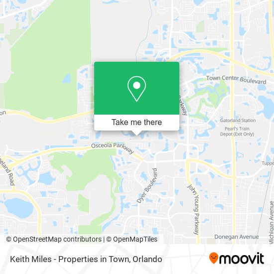 Mapa de Keith Miles - Properties in Town