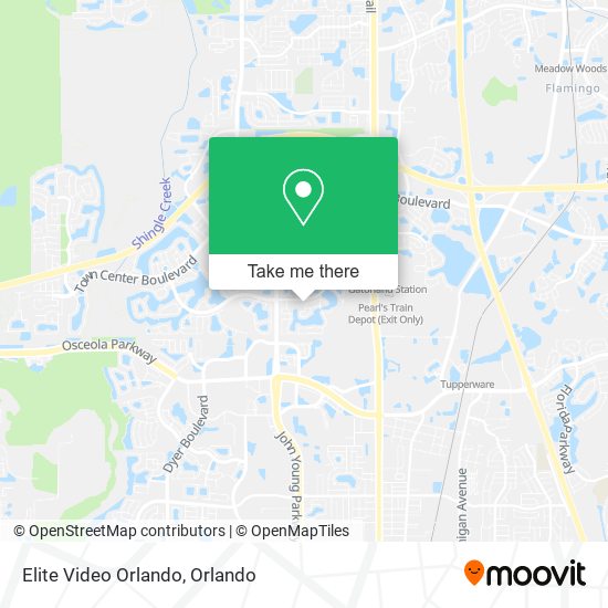 Elite Video Orlando map