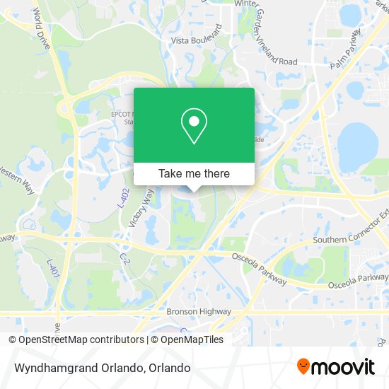 Wyndhamgrand Orlando map