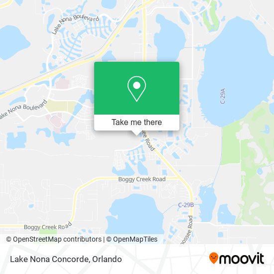 Lake Nona Concorde map