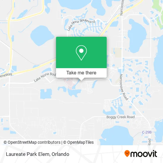 Laureate Park Elem map