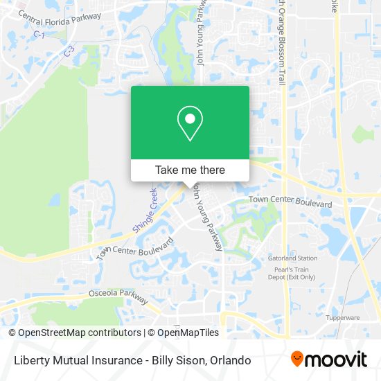 Liberty Mutual Insurance - Billy Sison map