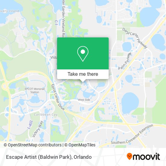 Mapa de Escape Artist (Baldwin Park)