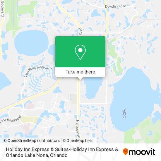 Holiday Inn Express & Suites-Holiday Inn Express & Orlando Lake Nona map