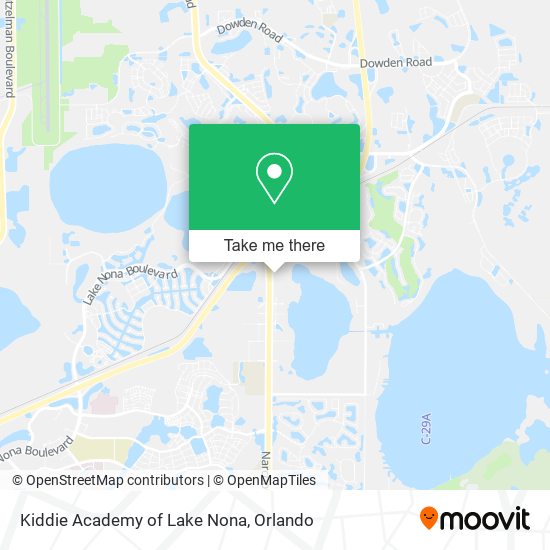 Kiddie Academy of Lake Nona map