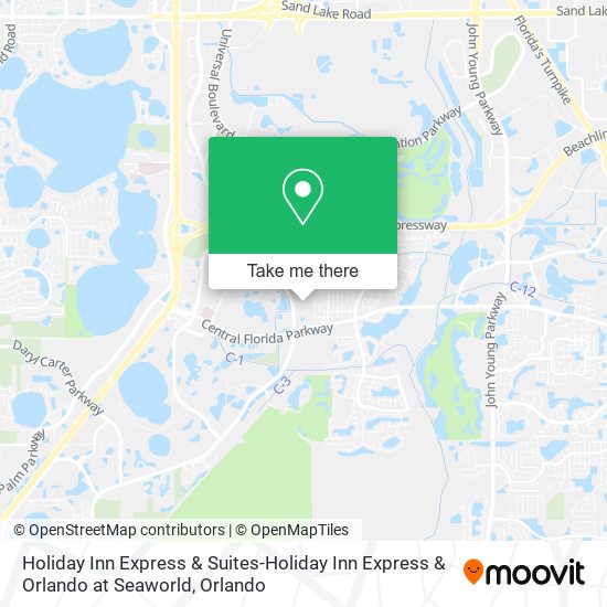 Holiday Inn Express & Suites-Holiday Inn Express & Orlando at Seaworld map